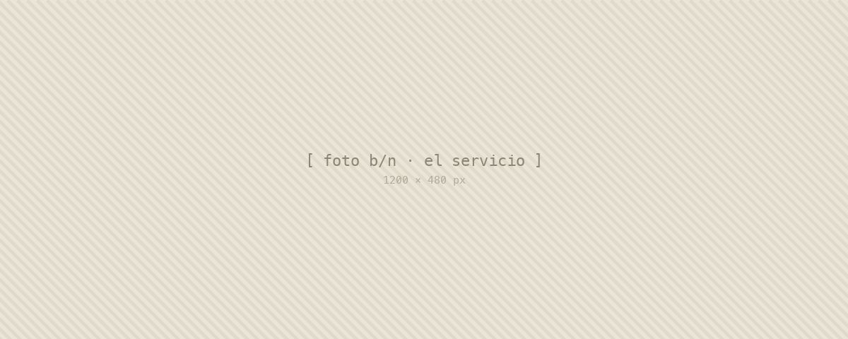 El servicio